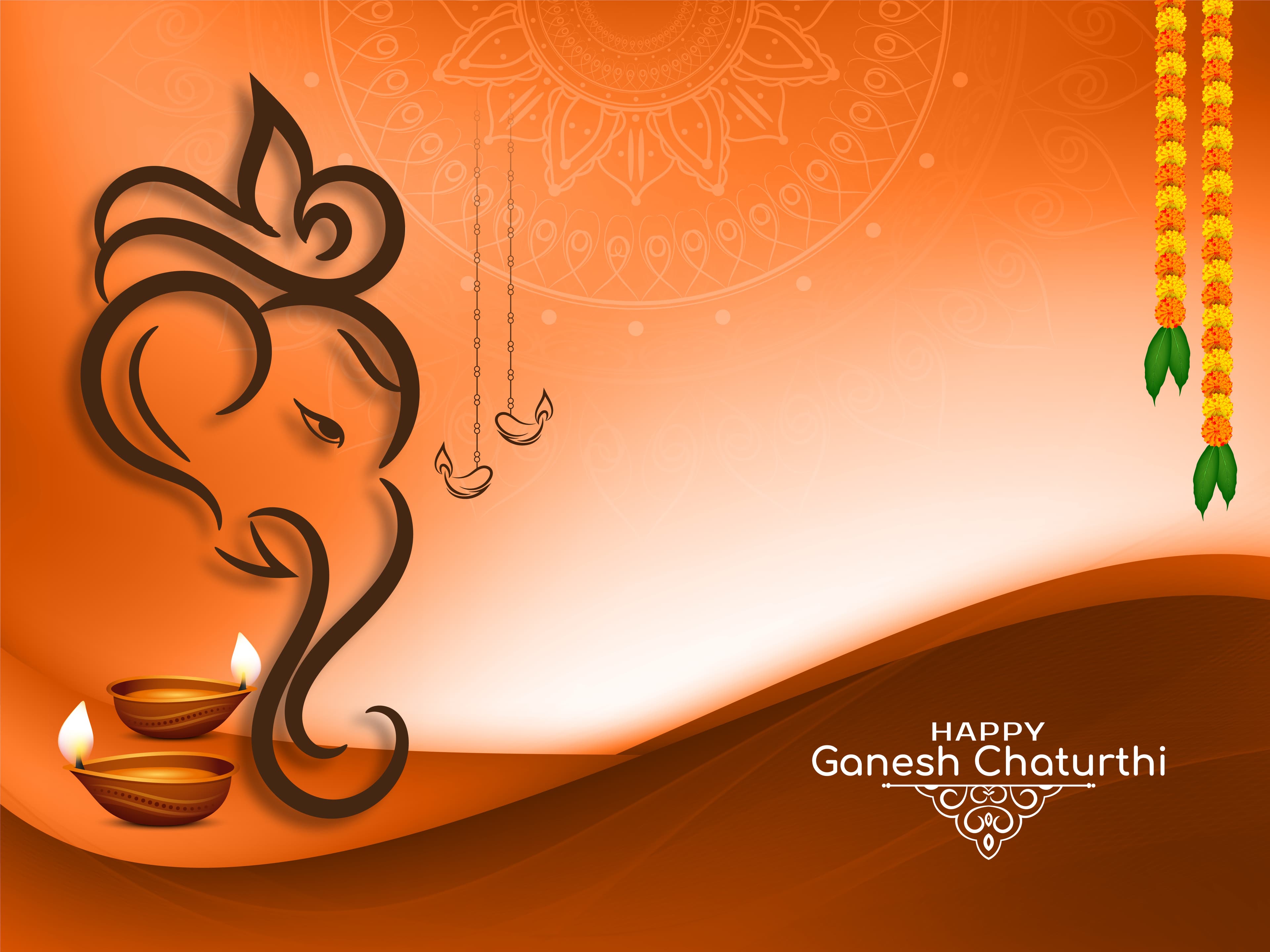 Lord Ganesh in peaceful meditation - spiritual wellness journey